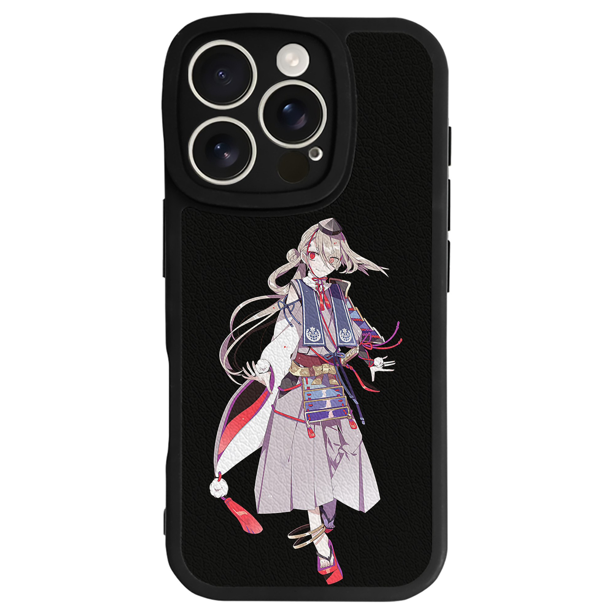 （画像用） 刀剣乱舞 Touken Ranbu 【iPhone 16シリーズ対応】シリコンスマホケース（レザー調） 材質：シリコン